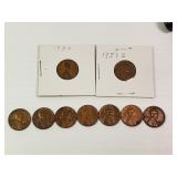 9 - Late Era Wheat Pennies