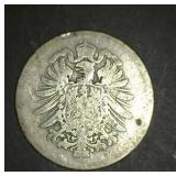 1874 German Empire 1 Mark