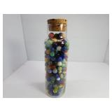 Corked Bottle Full w/ Marbles