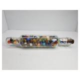 Antique Glass Rolling Pin w/ Marbles