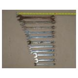 11 - Snap-On SAE  Combination Wrenches