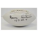 Barry Switzer Autographed Football