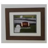 'Bulldog Football' Framed & Matted Photograph