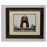 "Snowy Clocktower"- Framed & Matted photograph