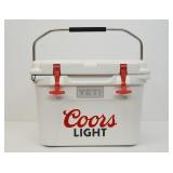 Coors Light Yeti Roadie 20 Cooler