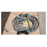 Water Hose, Sprinkler, Rain Gauge