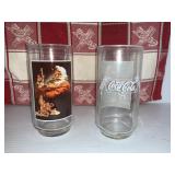 18 Christmas Coca-Cola glasses 18 Christmas Coca-Cola glasses