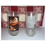 18 Christmas Coca-Cola glasses