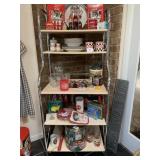 Coca-Cola 5 shelf display stand and sign