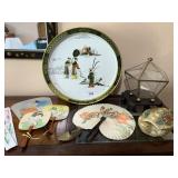 Grouping of Asian decor, with fans Grouping of Asian decor, with fans