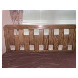 Queen size wood headboard