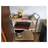 Rolling cart, contents of rolling cart Rolling cart, contents of rolling cart