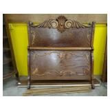 Walnut Headboard & Footboard Full Size