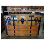 Wood Steamer Trunk