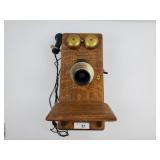 Oak Wall Telephone by Western Electric