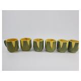 6 - Shawnee Corn King Mugs 3.5' h