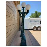 2 - Cast  Aluminum Light Pole