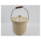 Crock w/ handle & lid