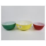 3 - Pyrex Nesting Bowls