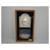 24" h, 14" Ingraham Buck Clock