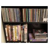 CD's, DVD's, VHS, Cassettes