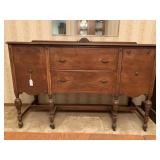 Antique dining room buffet