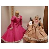 2 porcelain dolls