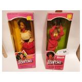 2 Barbies - Black & Hispanic 2 Barbies - Black & Hispanic