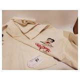 2 Betty Boop machine embroidered pillow cases 2 Betty Boop machine embroidered pillow cases