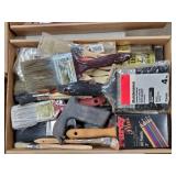 Paint Brushes, Rollers, Assorted Paint Supplies Paint Brushes, Rollers, Assorted Paint Supplies