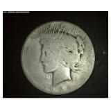 1923 No Mark Peace Silver Dollar