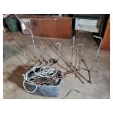 Guitar and Mic Stands, Assorted Wiring