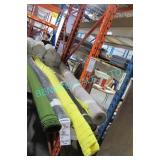 LOT, 5X ASST SATIN FABRIC ROLLS (APRX 100M TOTAL)