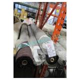 LOT, 4X ROLLS, BROWN JEWEL TEXTURED FABRIC