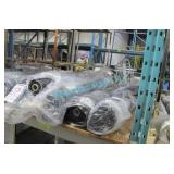 LOT, 5X ROLLS 110M BLACK PLATINUM FABRIC