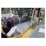 LOT, 3X ROLLS OF SHANTUNG AMETHYST FABRIC, 3X 50M