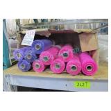 LOT, ASST PURPLE + PINK DECORATIVE NETTING