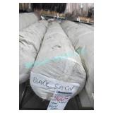 1X, NEW 58M BLACK SATIN FABRIC ROLL