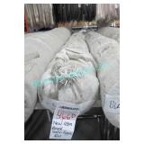 1X, NEW 48M BLACK SATIN FABRIC ROLL