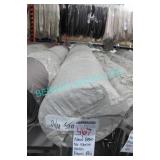 1X, NEW 88M NU STONE SATIN FABRIC ROLL