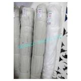 1X, NEW 75M EVENING MAUVE SATIN FABRIC ROLL