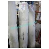 1X, NEW 75M IVORY SATIN FABRIC ROLL