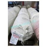 1X, NEW 57M BLUSH SATIN FABRIC ROLL