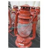 5X, 12" TALL HURRICANE LANTERNS