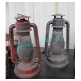 2X, 15" TALL HURRICANE LANTERNS