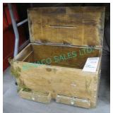 1X, WOOD CHEST W/ DRAWERS