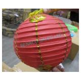 LOT, 1 BOX MED CHINESE LANTERNS (APPROX 120 PCS)