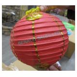 LOT, 1 BOX MED CHINESE LANTERNS (APPROX 60 PCS)