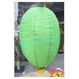LOT, 1 BOX XL GREN CHINESE LANTERNS (APRX 14 PCS)