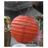LOT, 1 BOX SMALL RED CHINESE LANTERNS (APRX 39PCS)